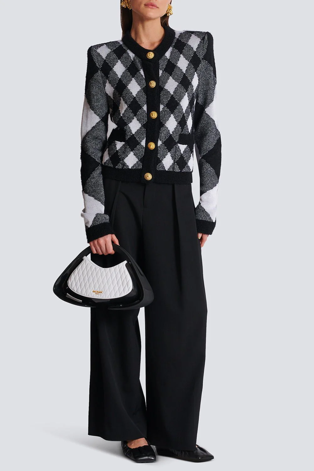 Jolie Madame Small Bag - Blanc Noir - Image 2