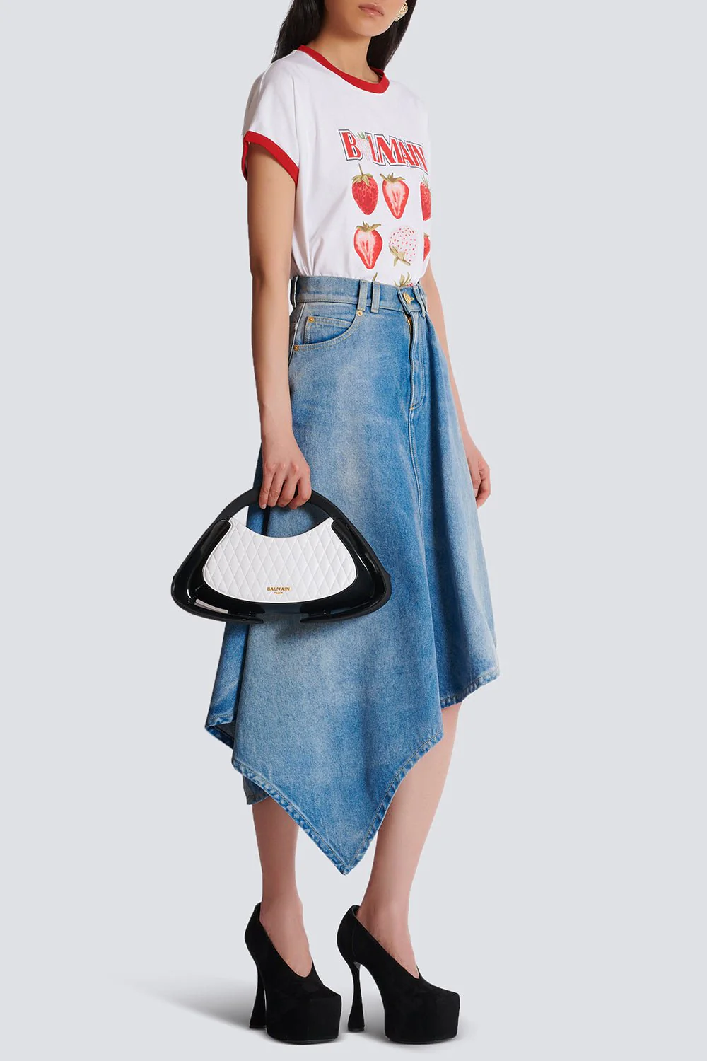 Jolie Madame Small Bag - Blanc Noir - Image 3