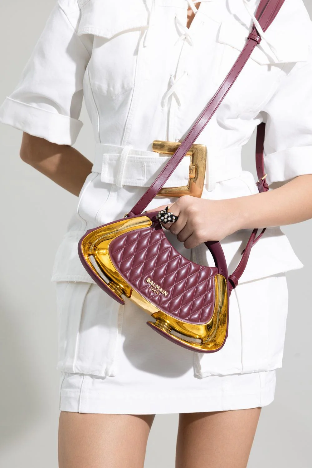 Jolie Madame Small Bag - Bordeaux Gold - Image 3