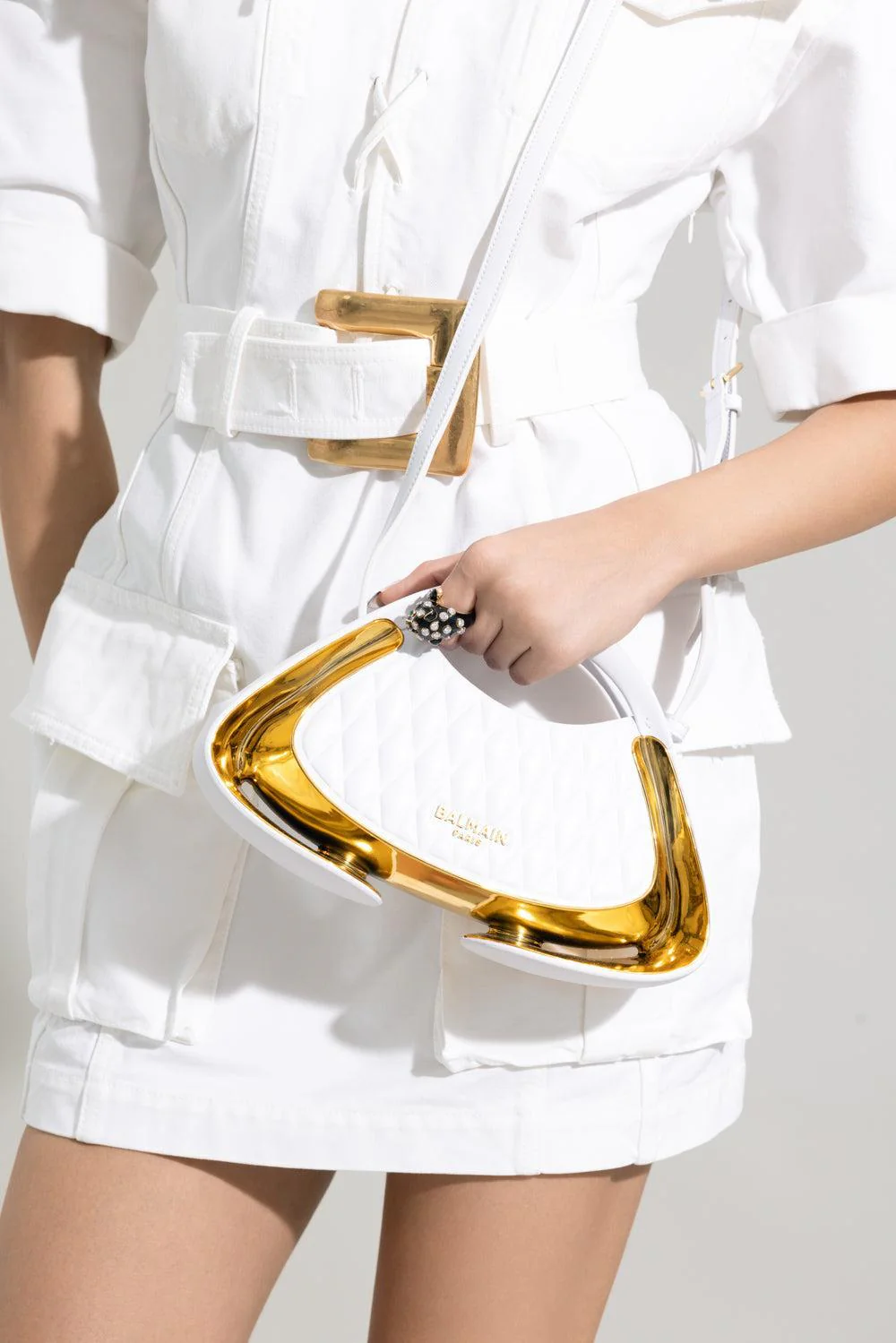Jolie Madame Small Bag - White Gold - Image 3