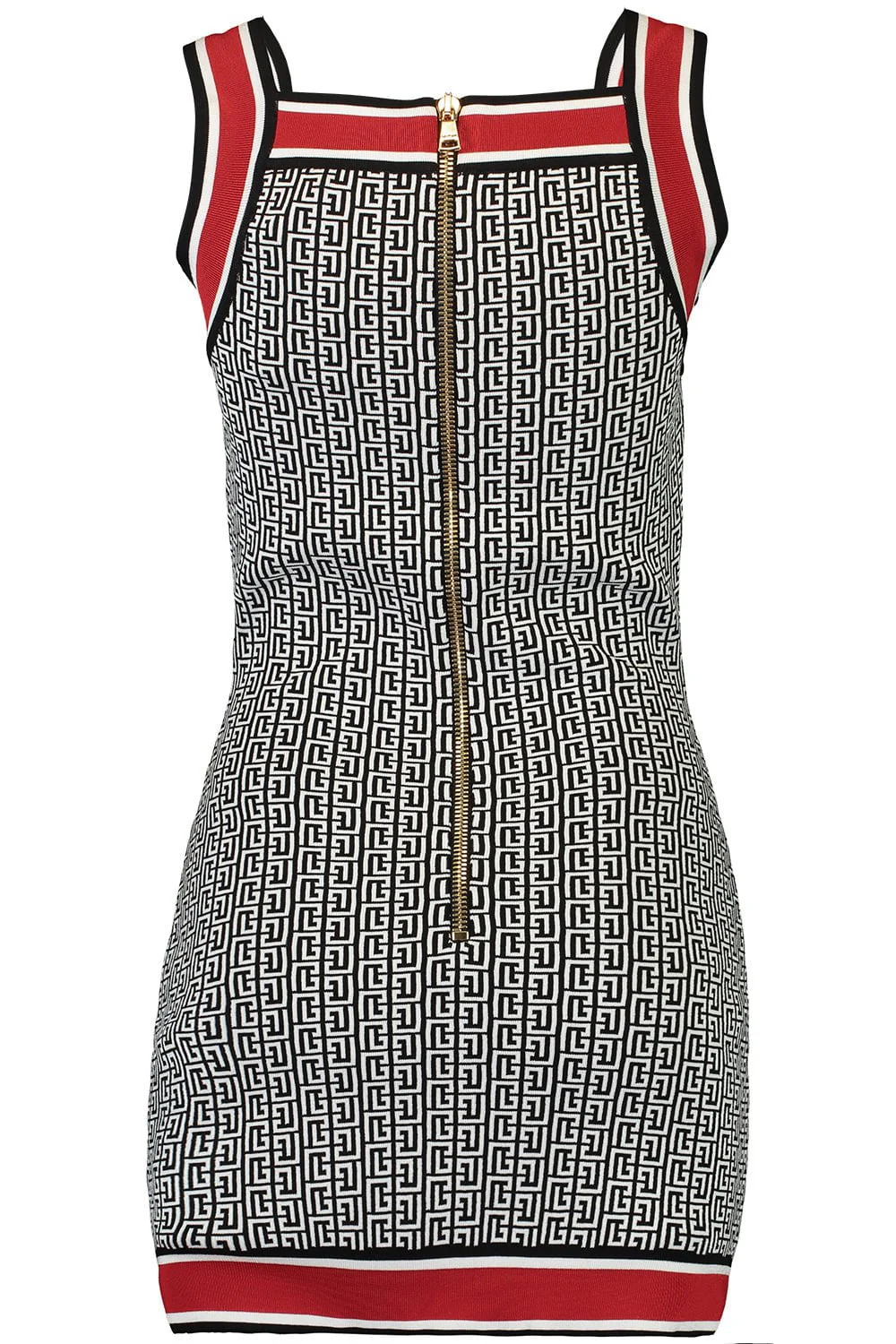 Monogram Button Mini Dress - Image 5