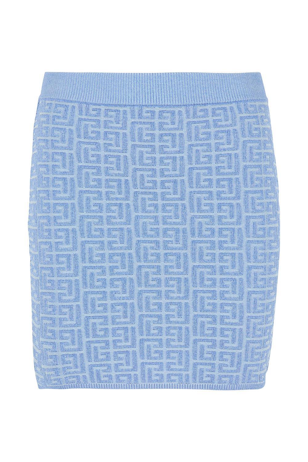 MONOGRAM MINI SKIRT