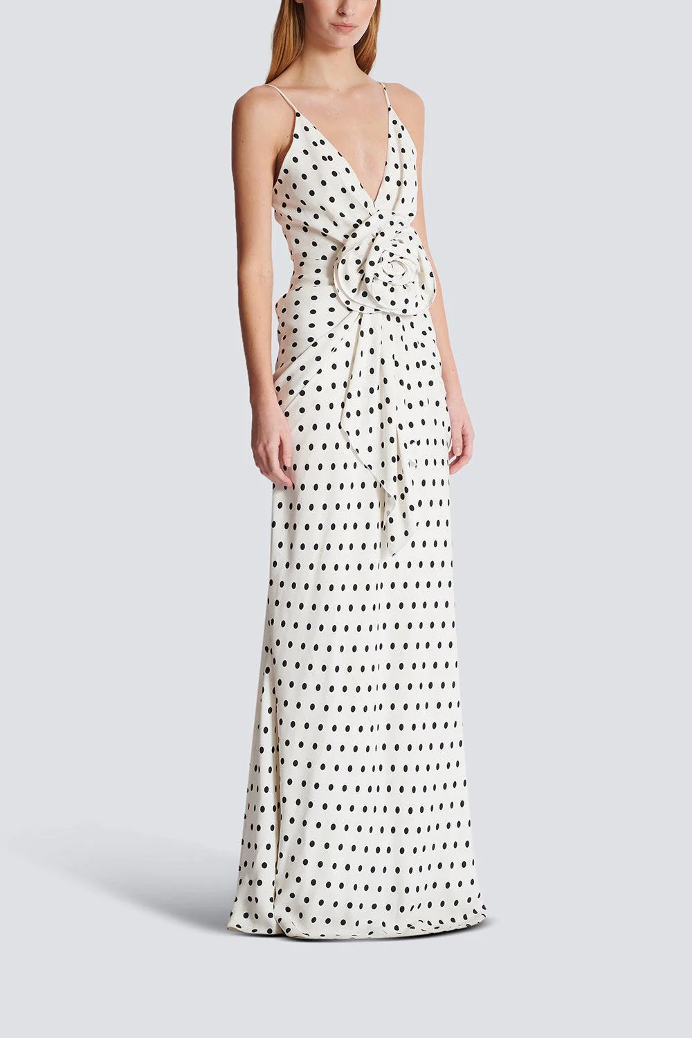 POLKA DOT LONG DRESS - Image 5