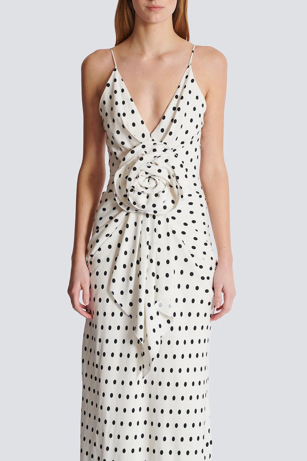 POLKA DOT LONG DRESS - Image 6
