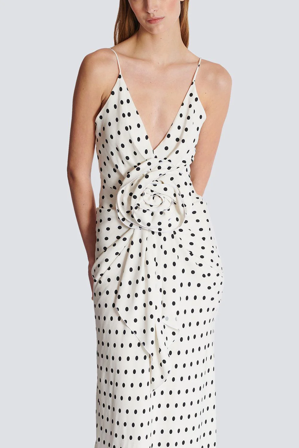 POLKA DOT LONG DRESS - Image 7