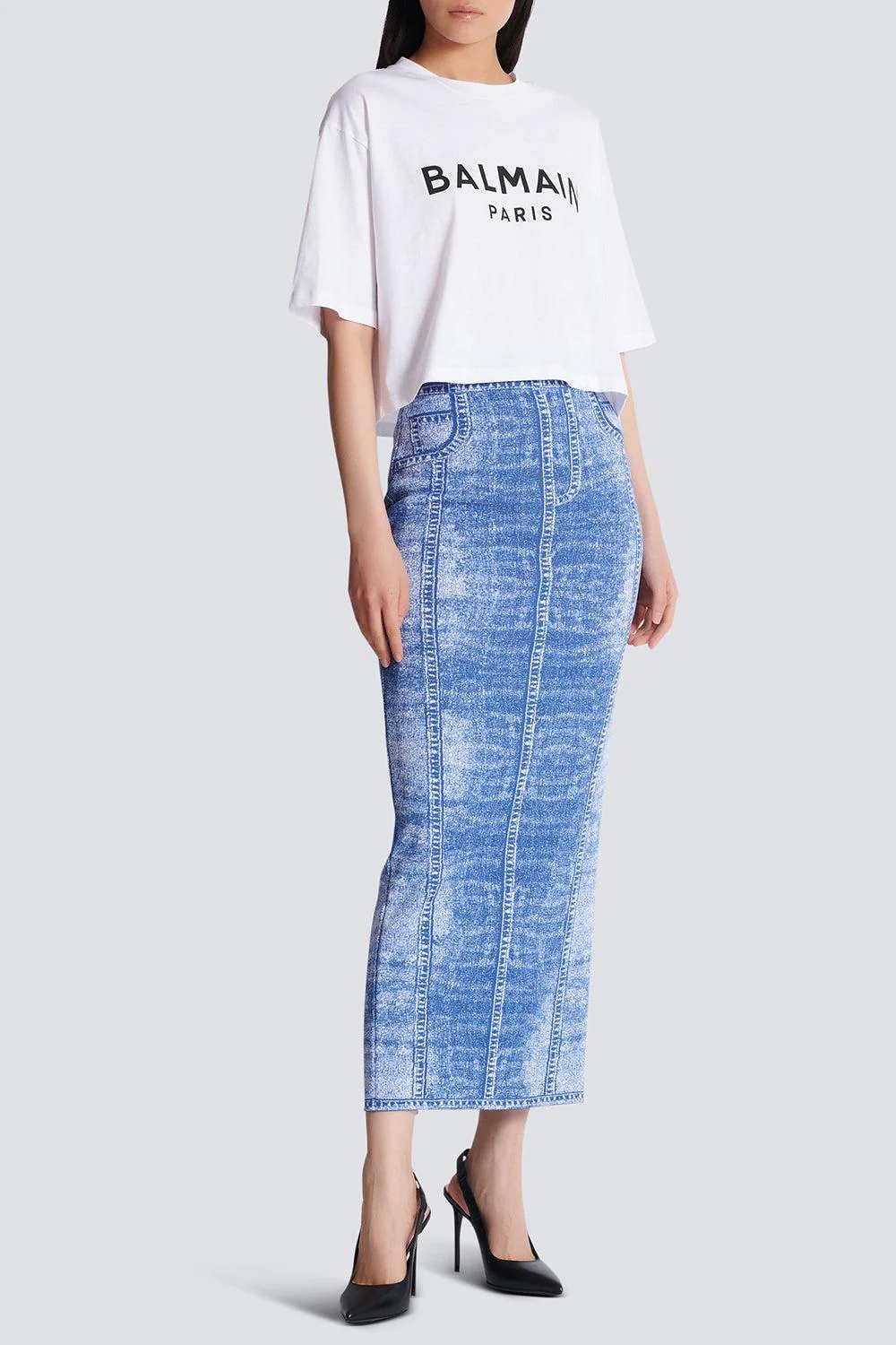 Printed Crop Tee - Image 2