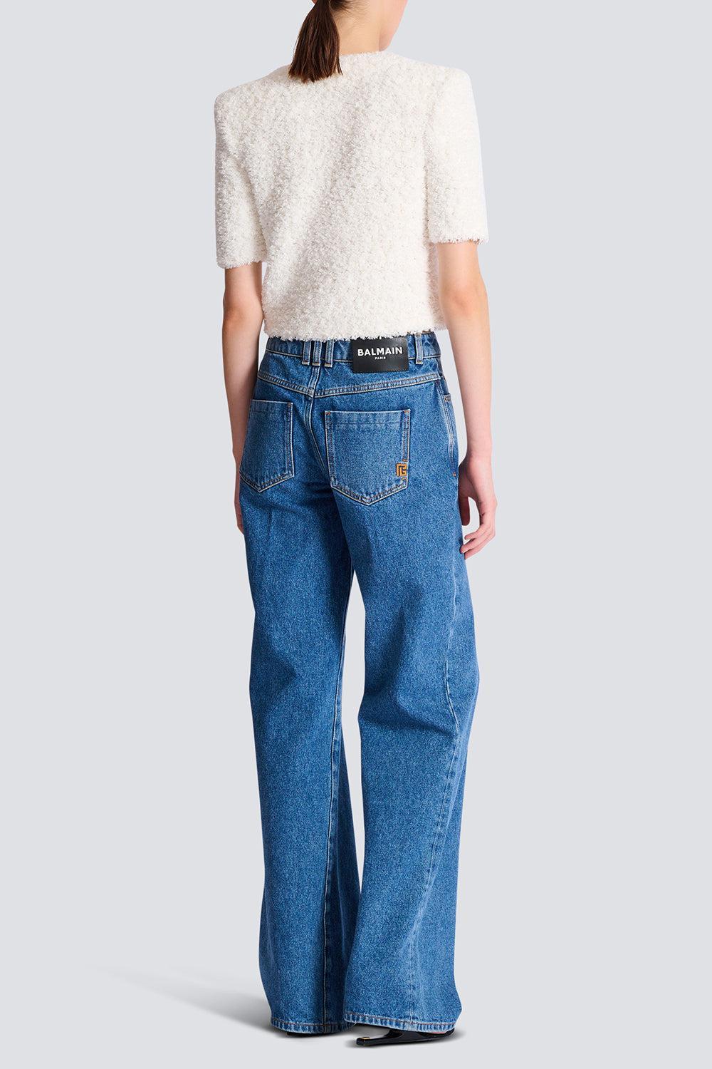 Short Sleeve Button Light Knit  Cardigan - Image 4