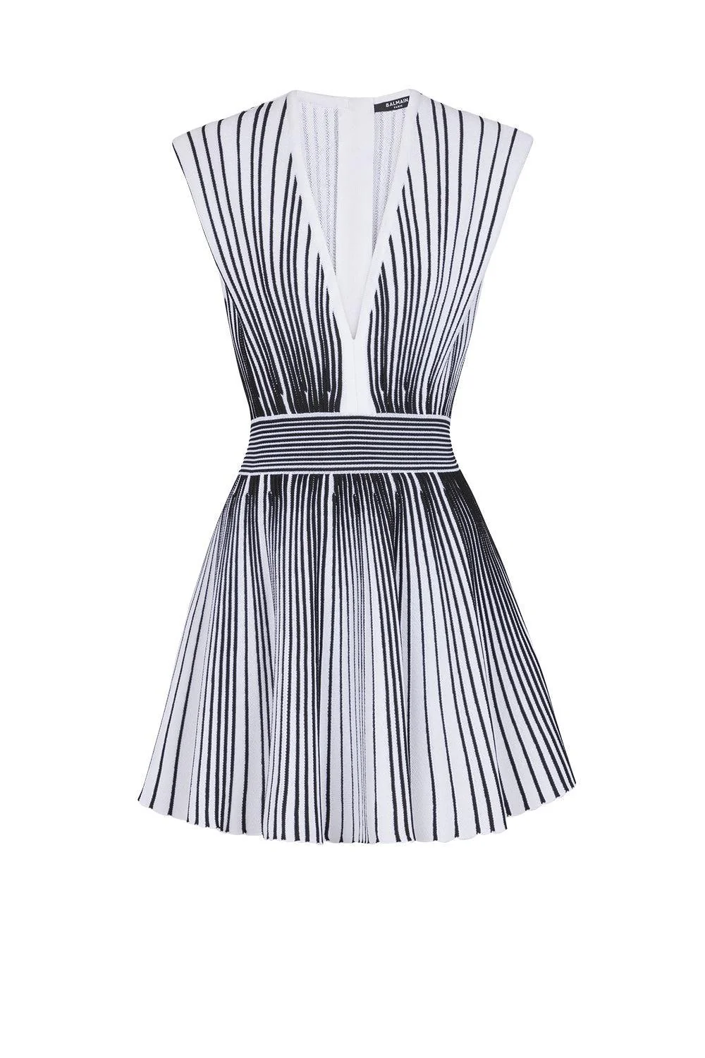 Short Sleeve V-Neck Short Dress