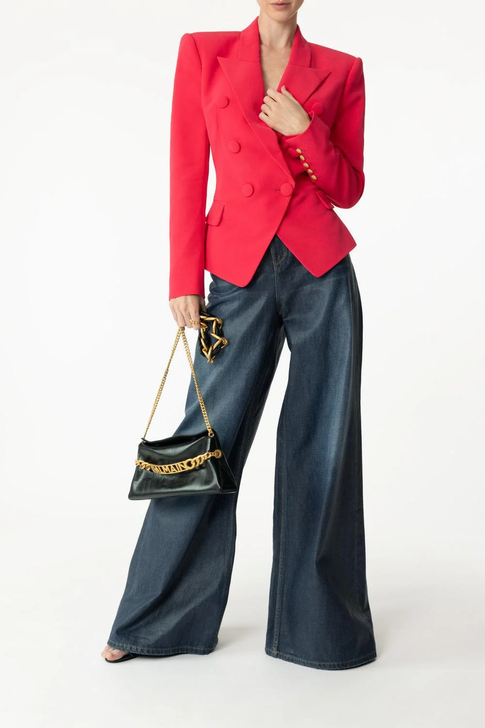 Six Button Fitted Jacket - Image 2