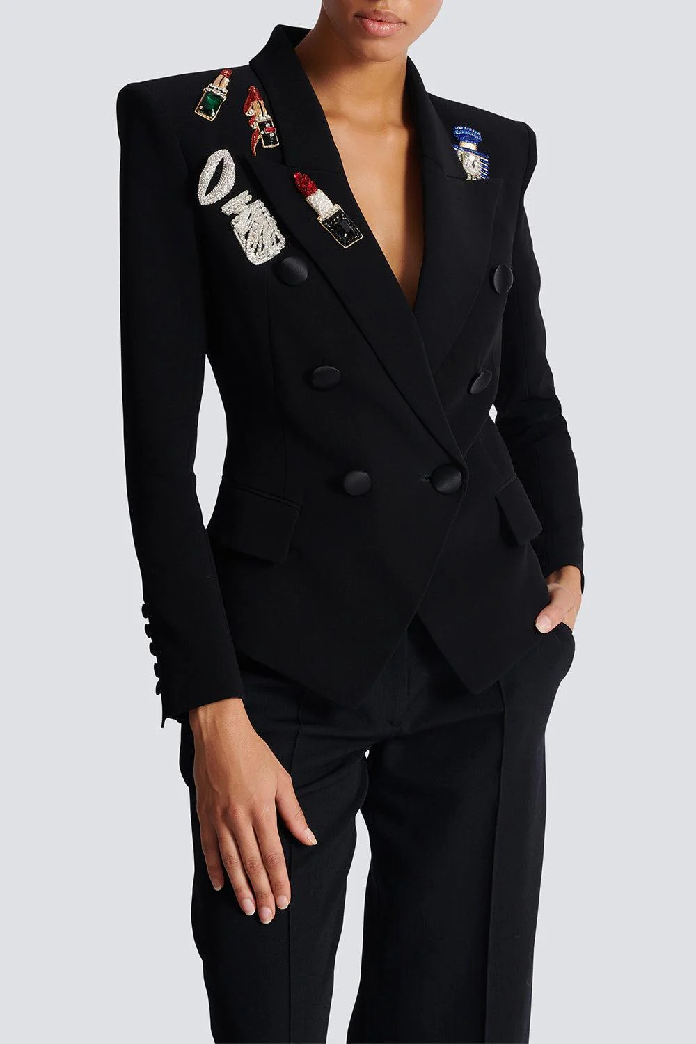 Six Button Patch Jacket - Image 3