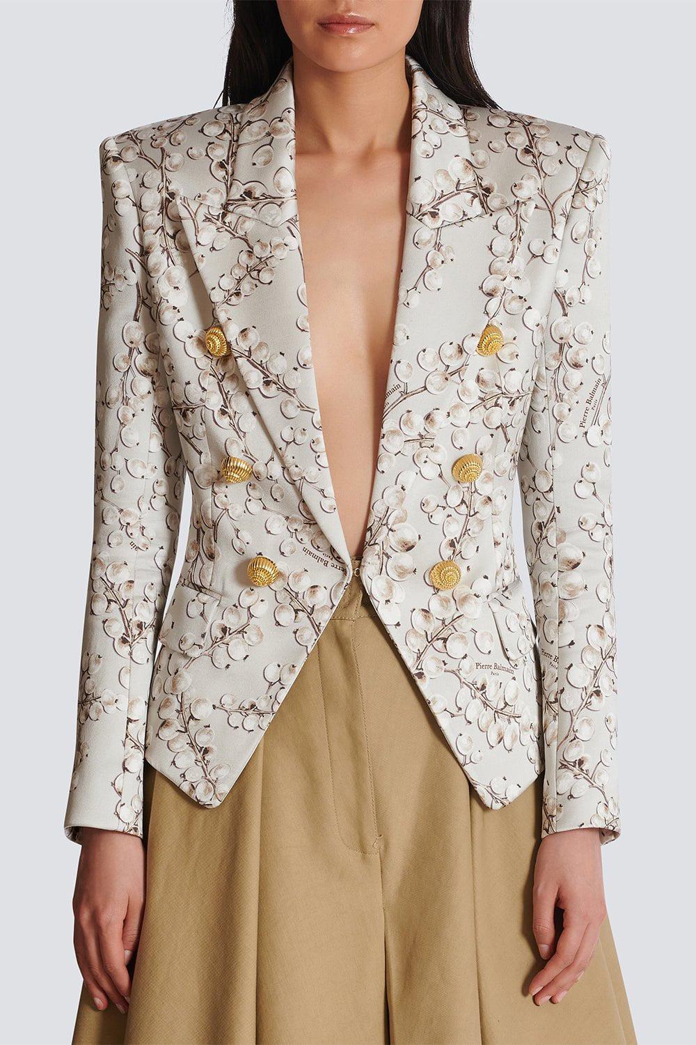 Six Button Printed Jacket - Image 3