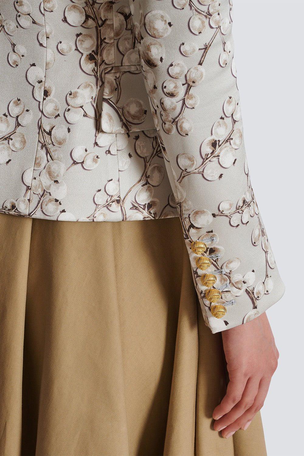 Six Button Printed Jacket - Image 6