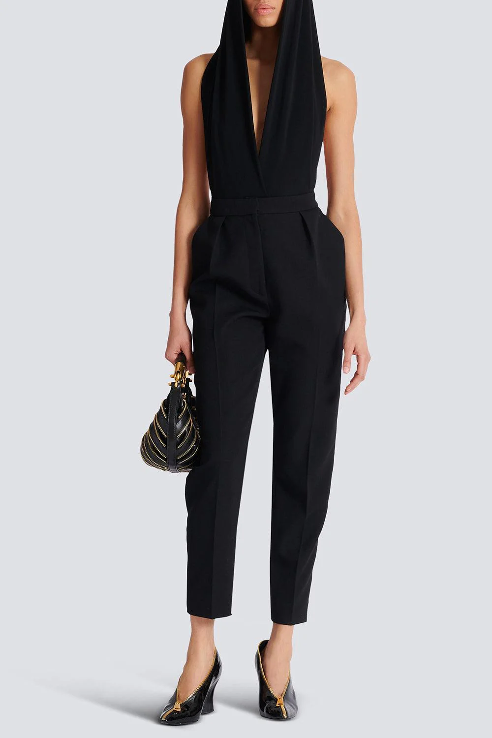 Tailored Grain De Poudre Pants - Image 3