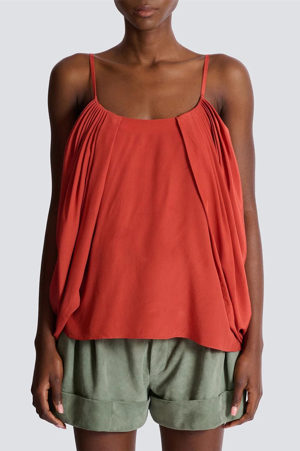 Thin Strap Drape Top - Image 3