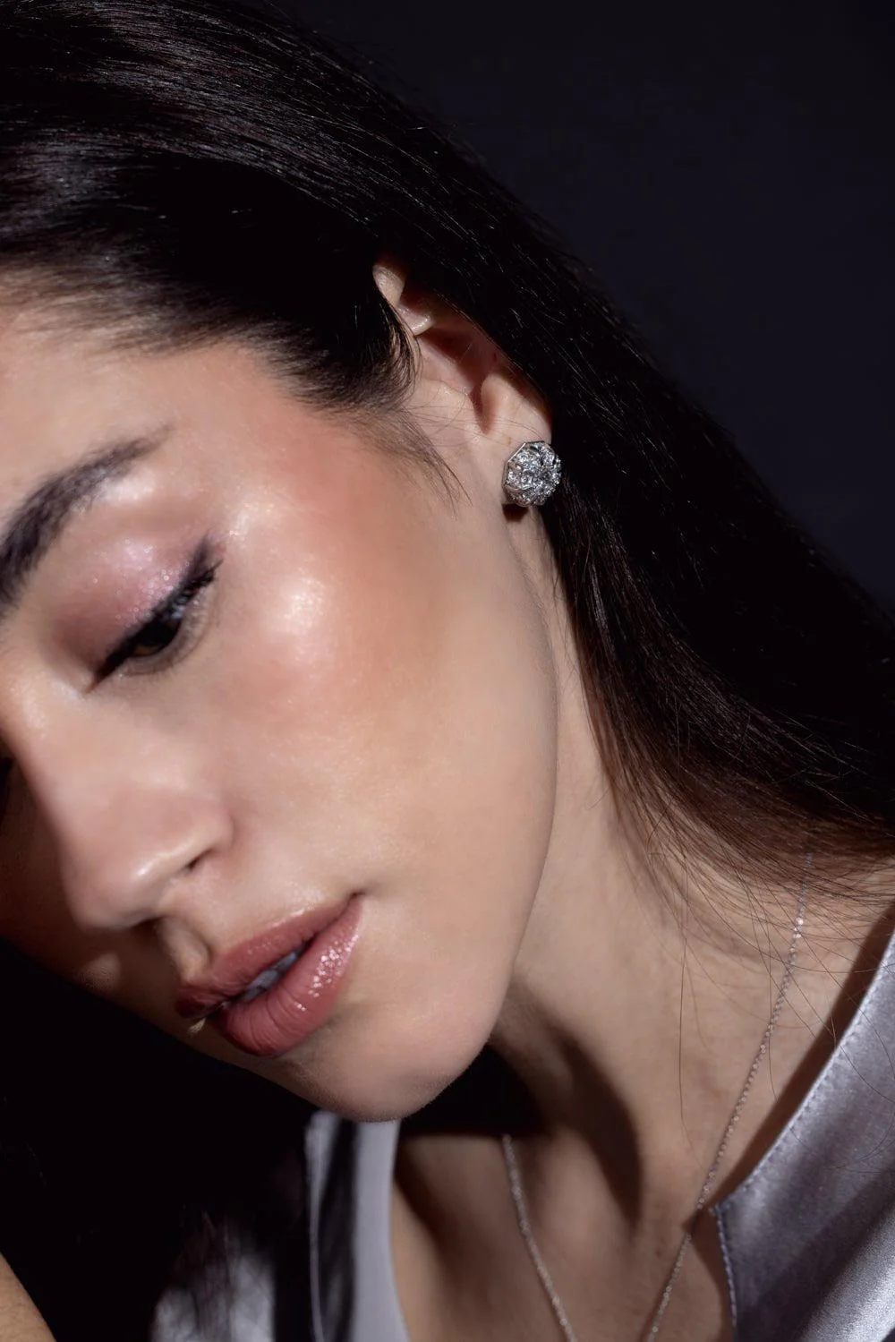 Cupola Diamond Earrings - Image 3