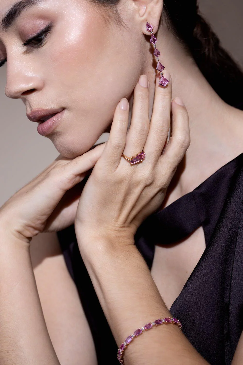 Pink Sapphire Ring - Image 4