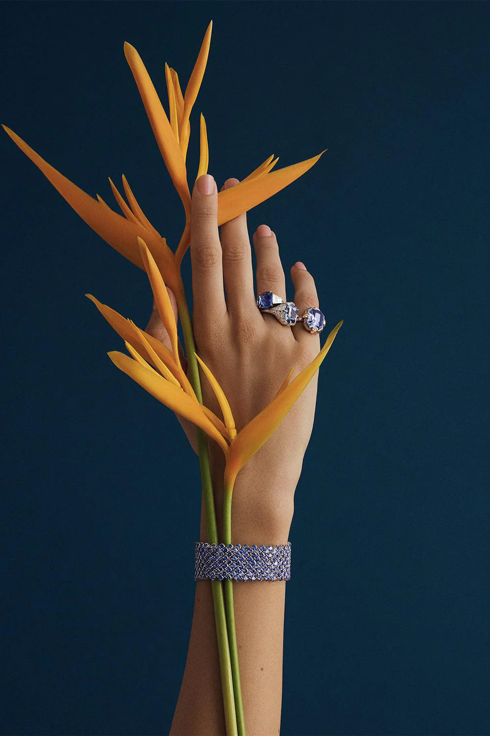 Purple Sapphire Diamond Ring - Image 2