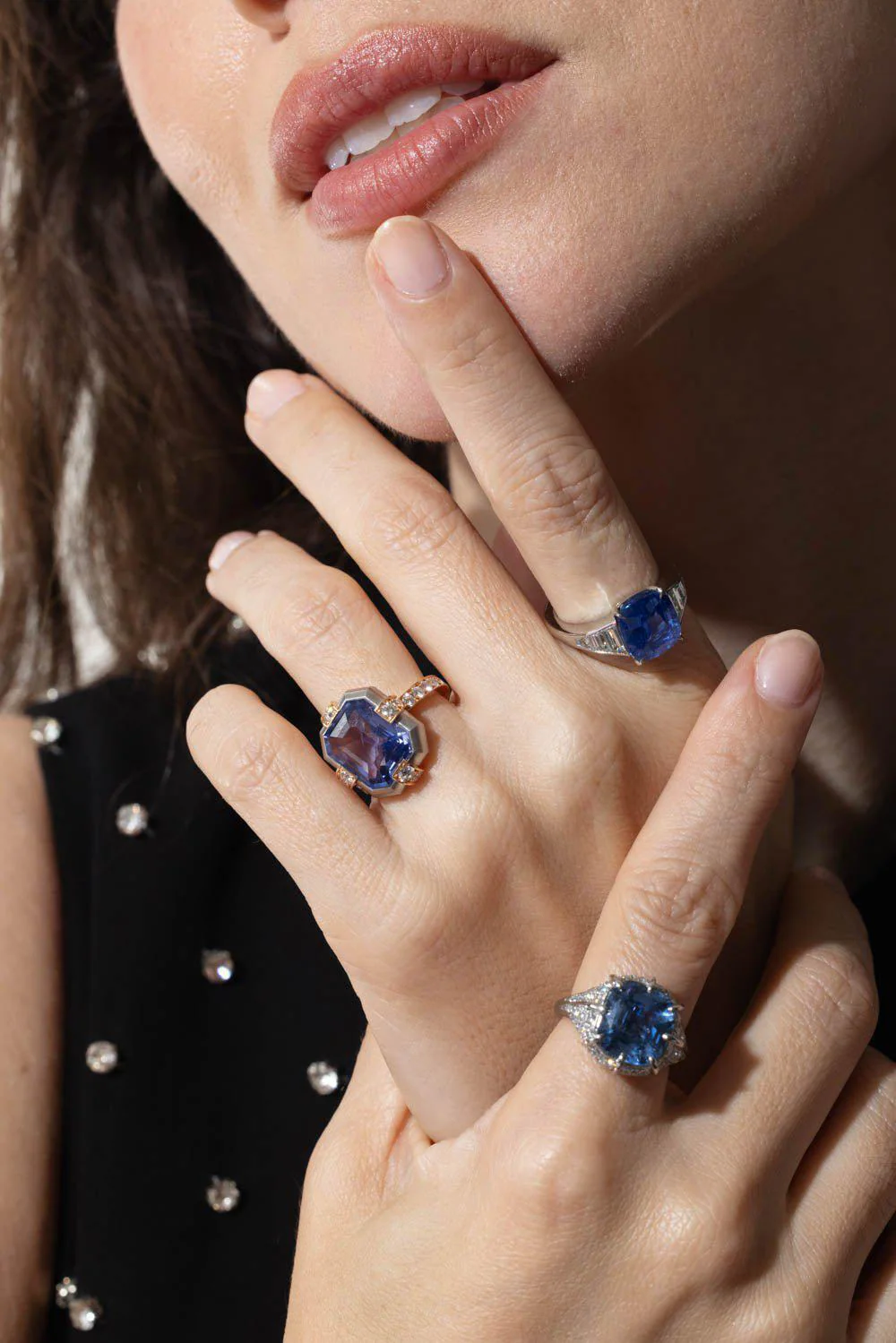 Purple Sapphire Diamond Ring - Image 4