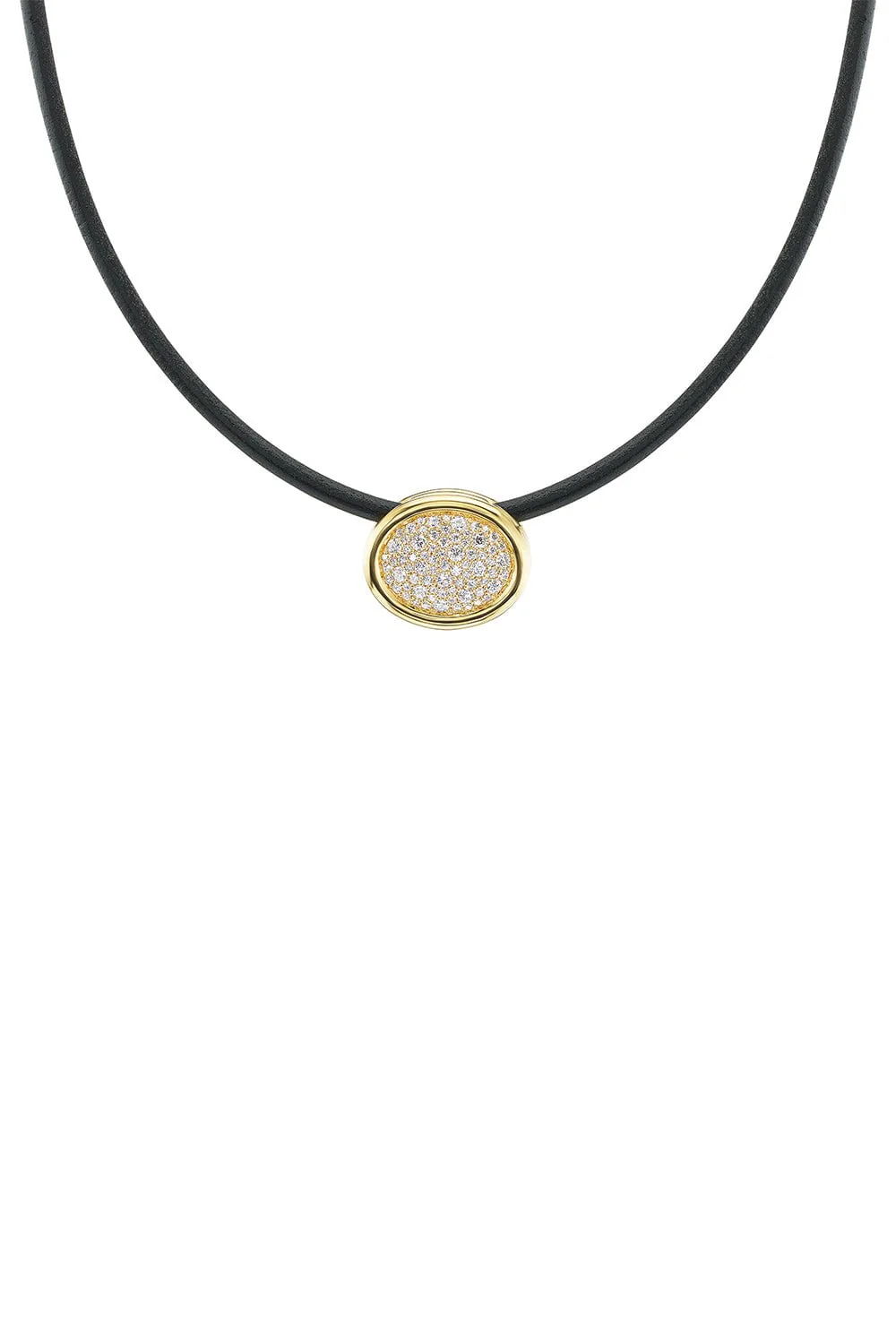 Scuba Leather Choker Necklace - Image 5