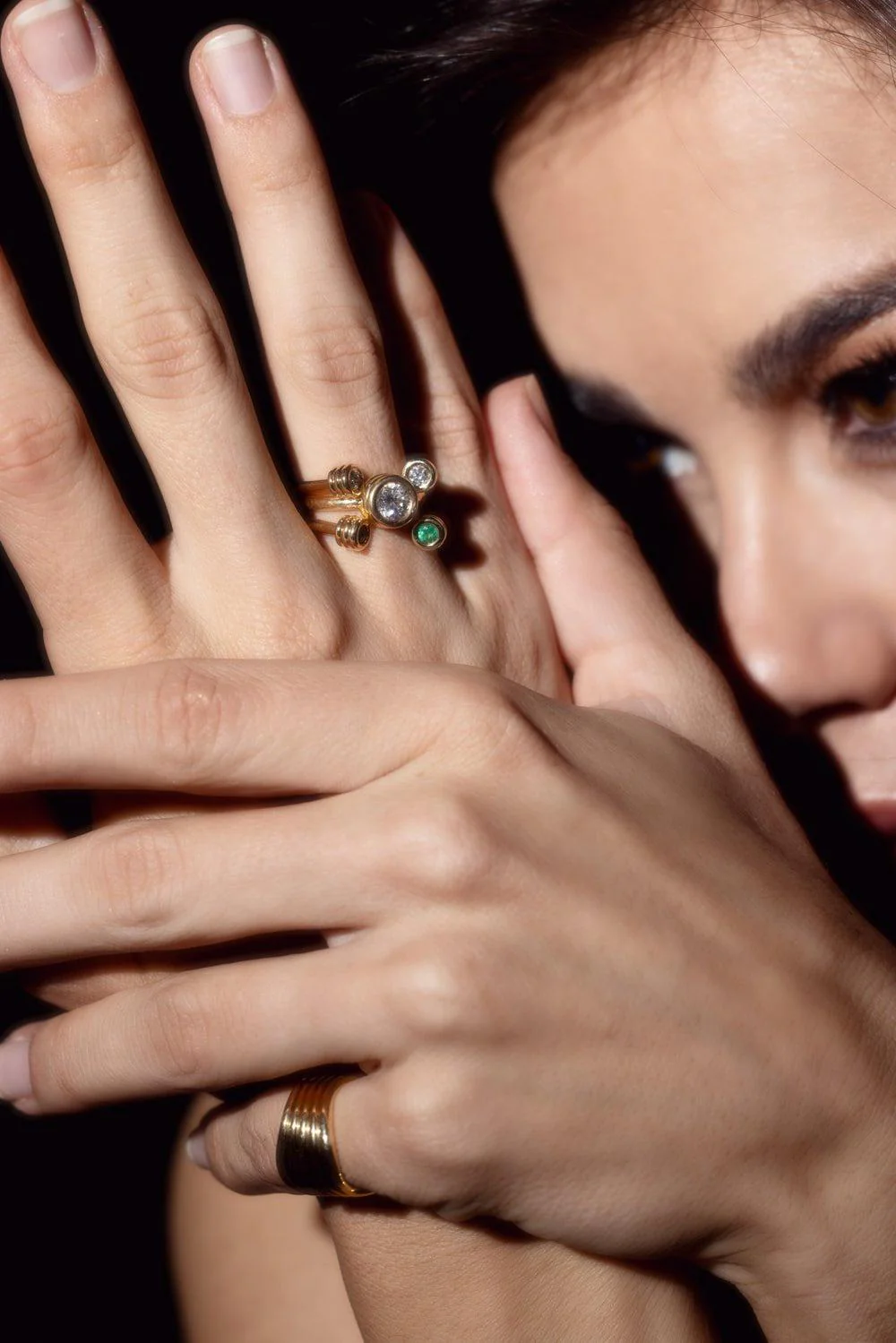 Small Diamond Grotto Ring - Image 2