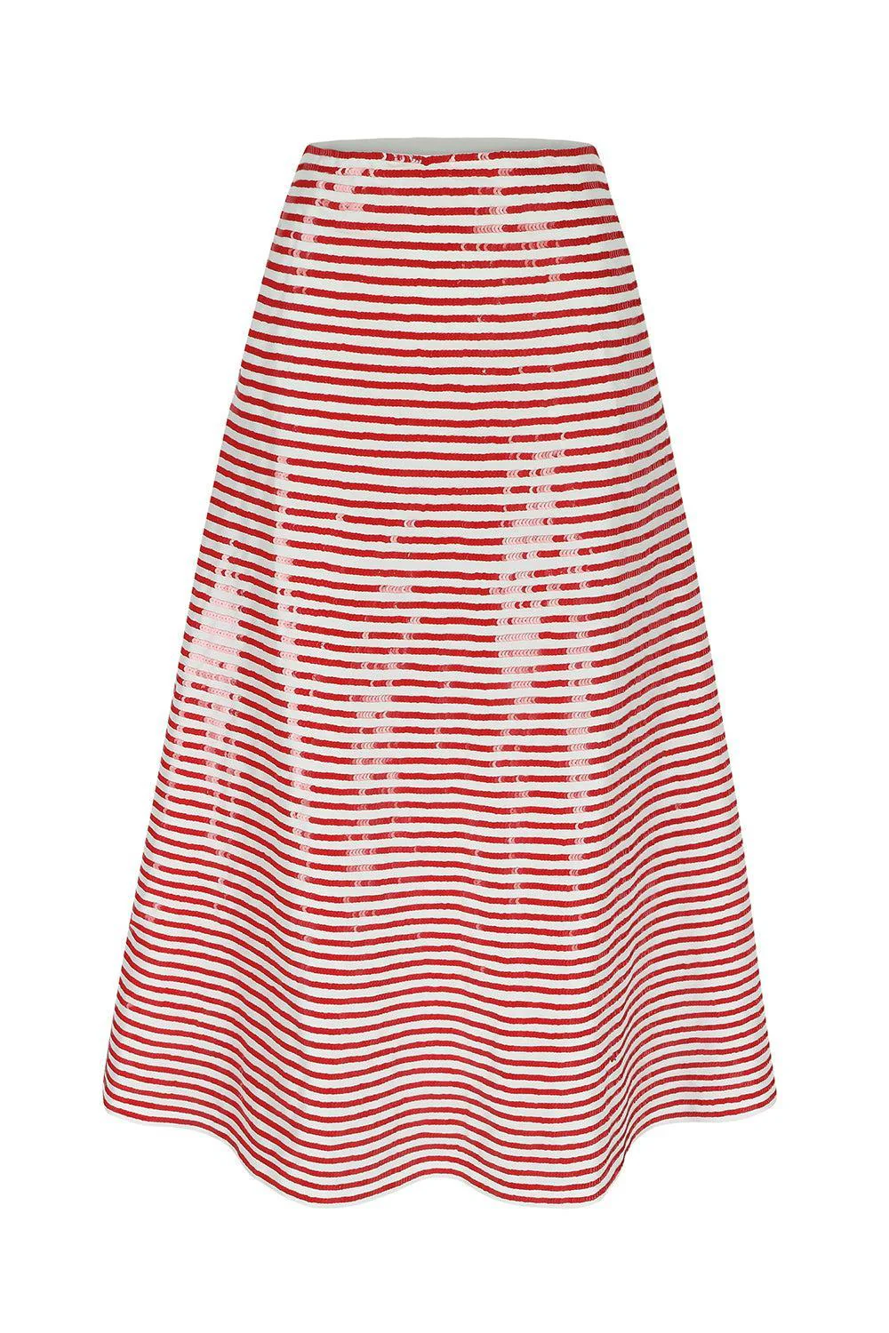 Caswell Skirt - Red Stripe