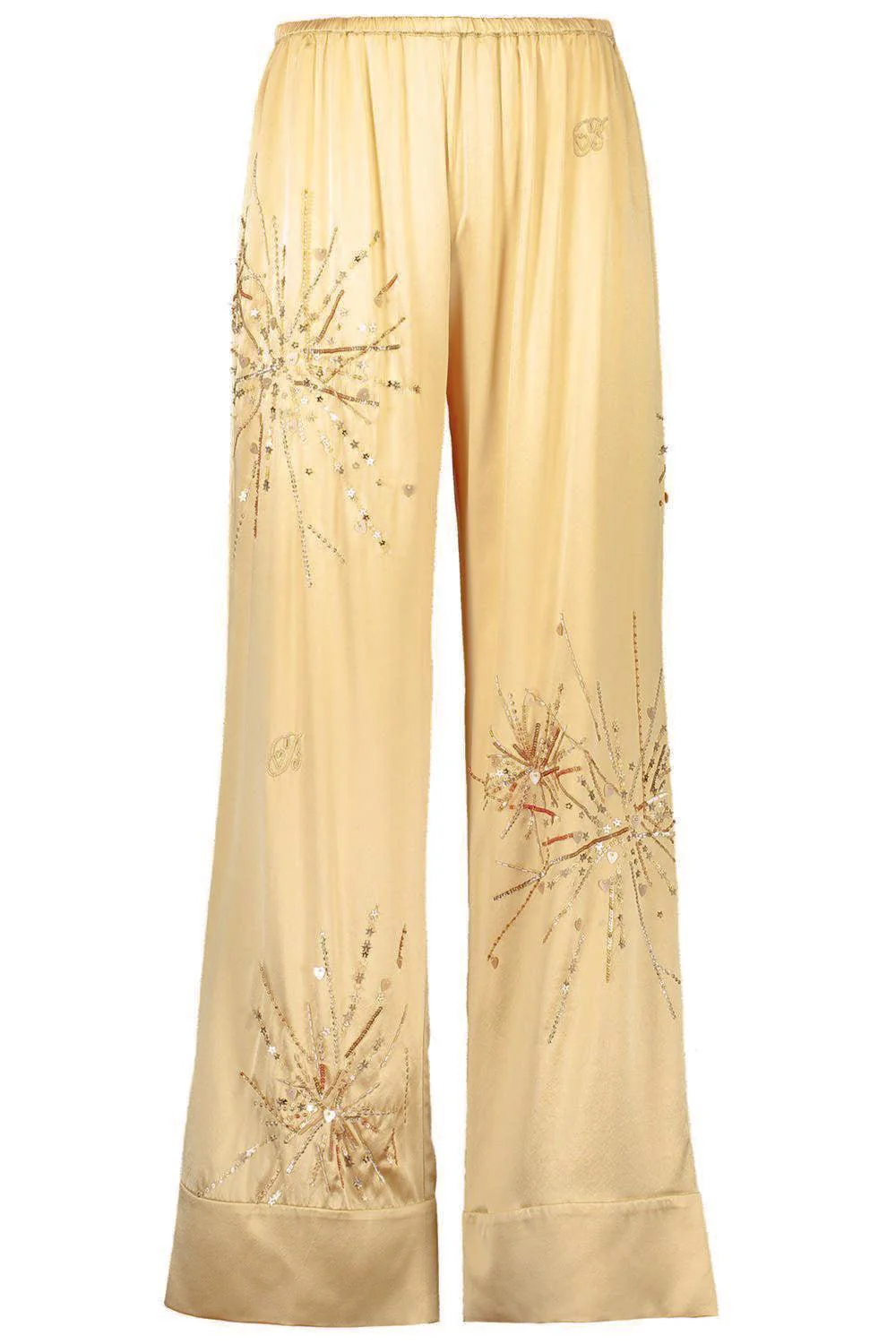 Louis Pyjama Pants - Gold Yellow Sparkle