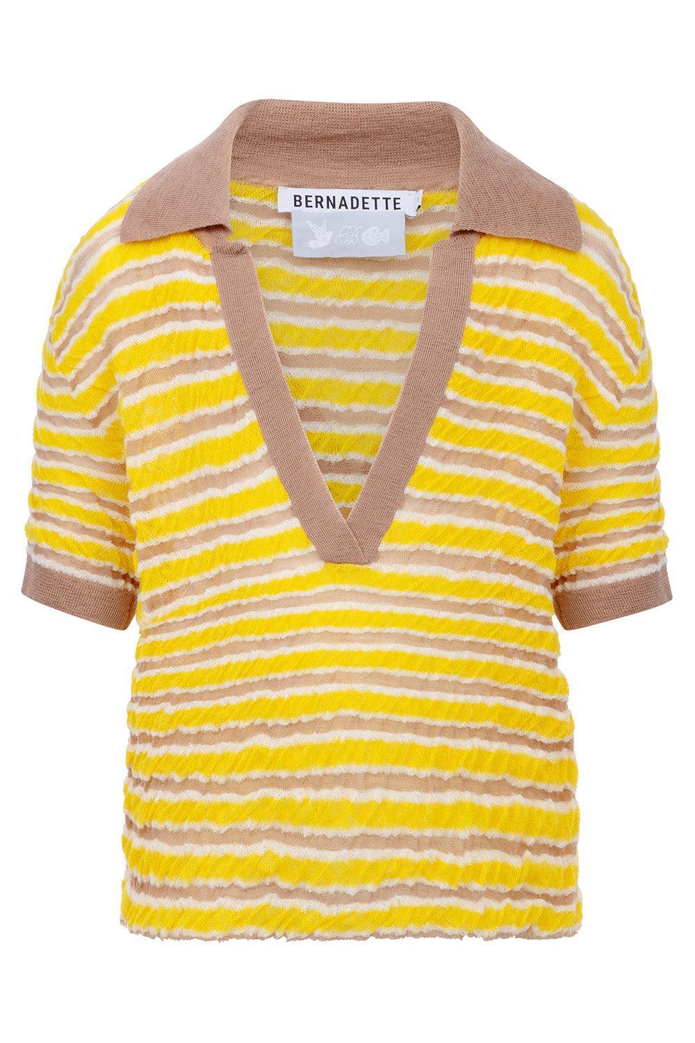 Ophelia Pullover - Yellow Stripe