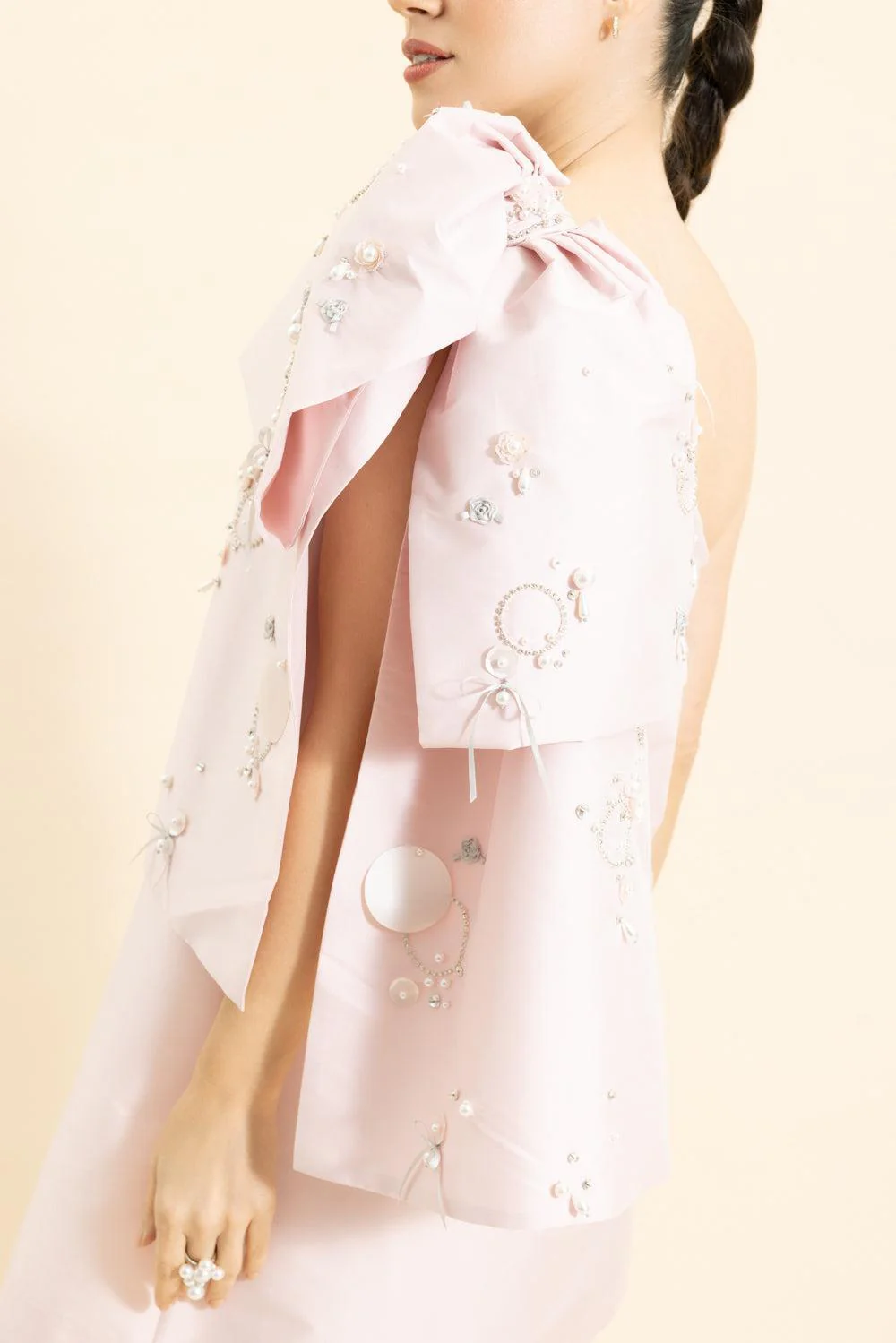 Short Dress Winnie Pearl Embroidery Dress - Image 3
