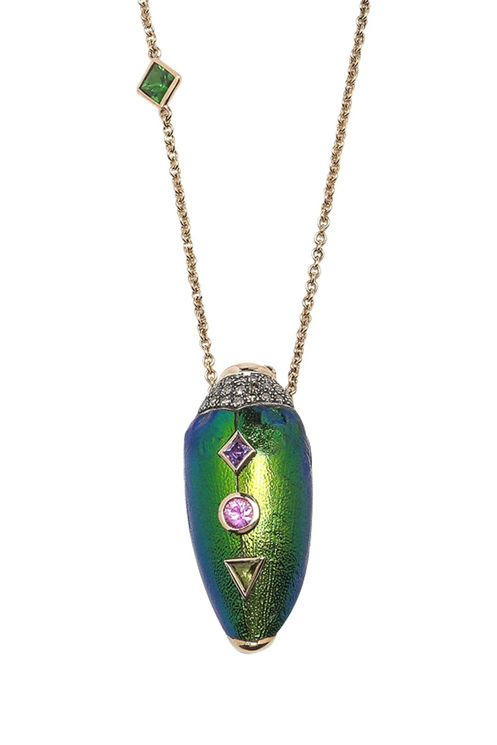 Scarab Pop Art Necklace - Image 7