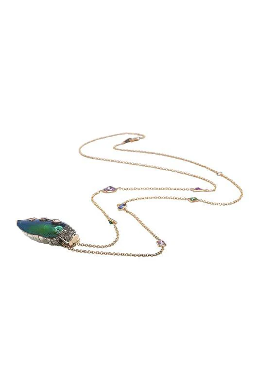 Scarab Pop Art Necklace - Image 8