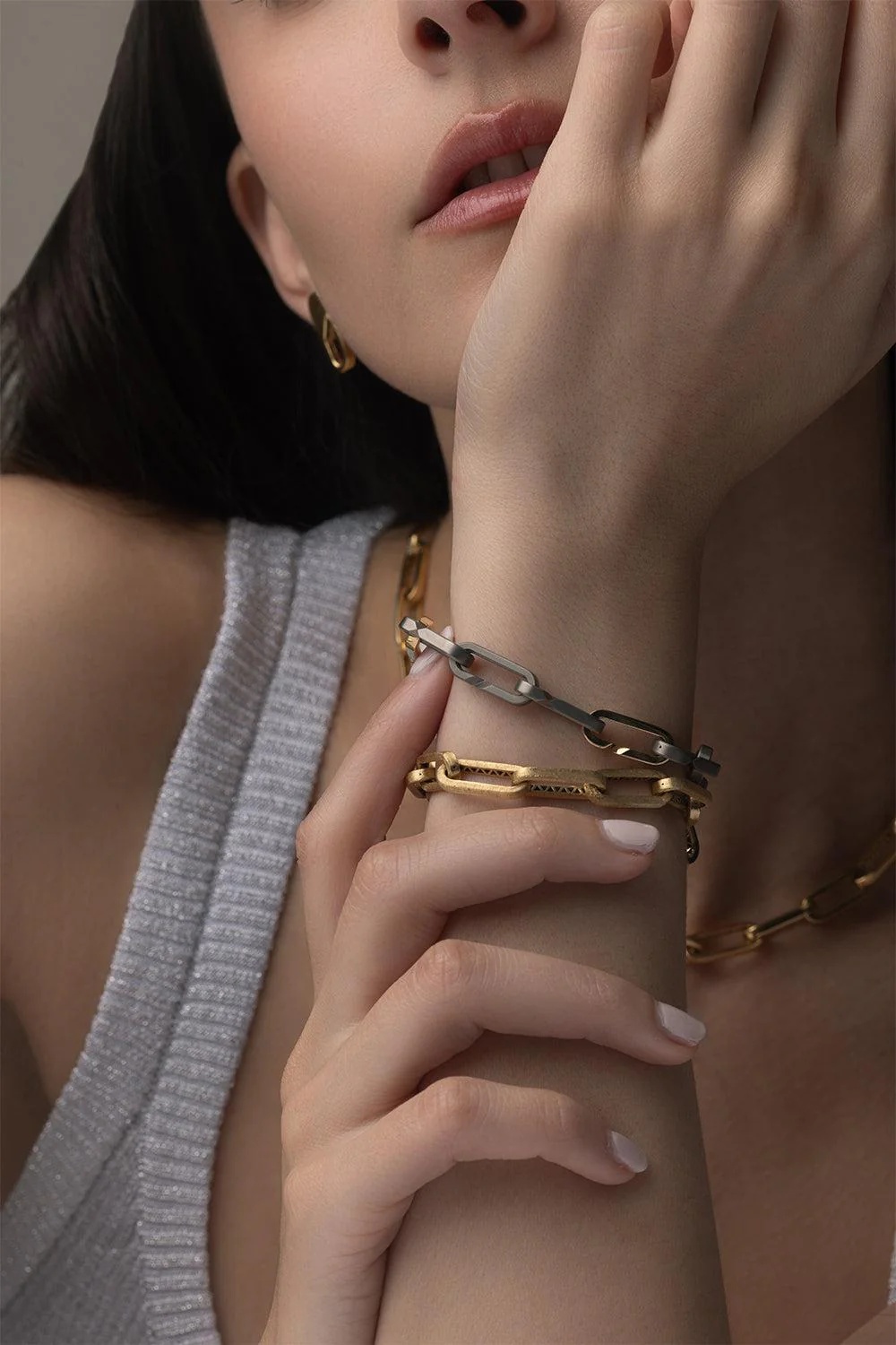 Bulino Finish Paperclip Link Bracelet - Image 4