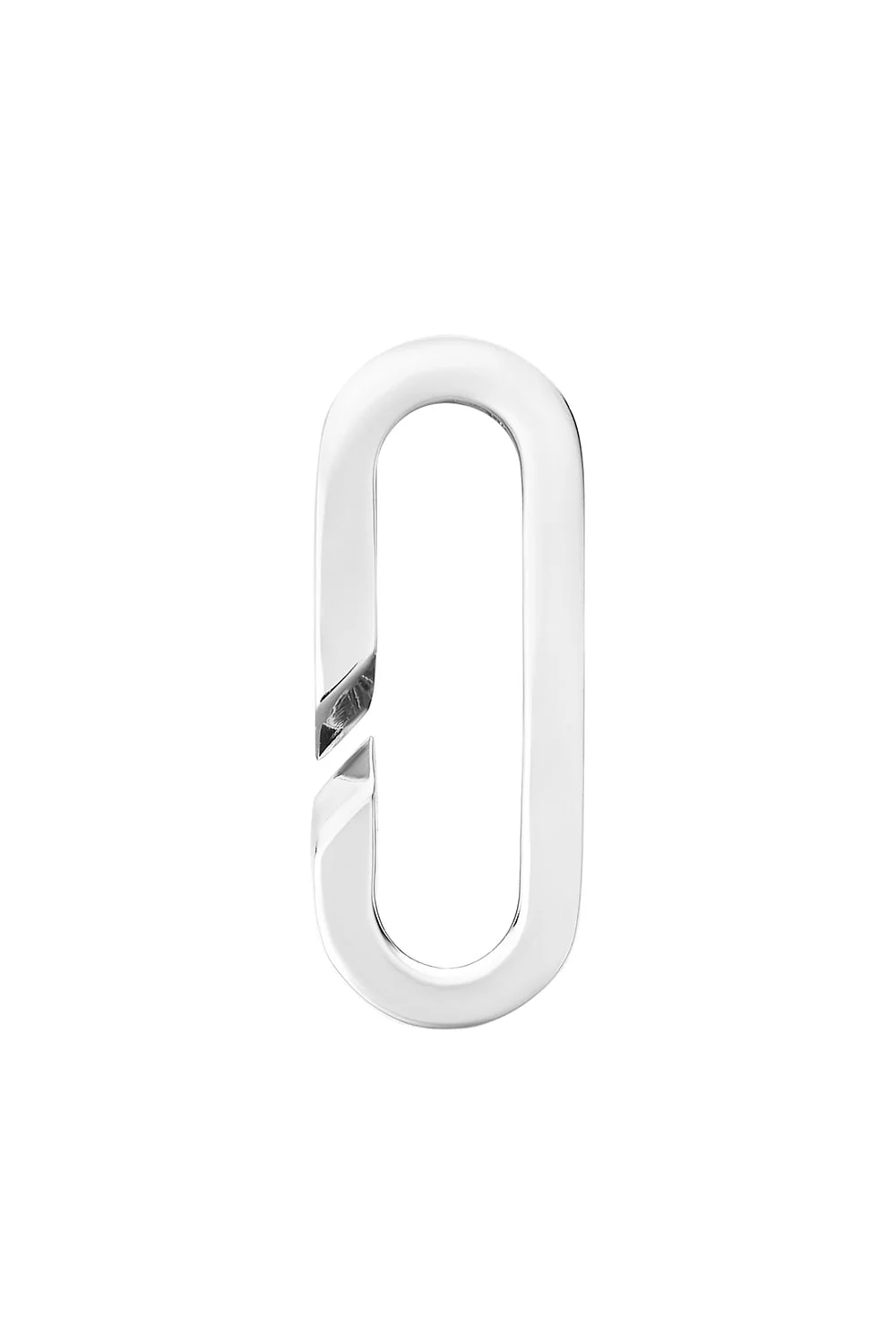 Small Open Link Paperclip Pendant - Image 6