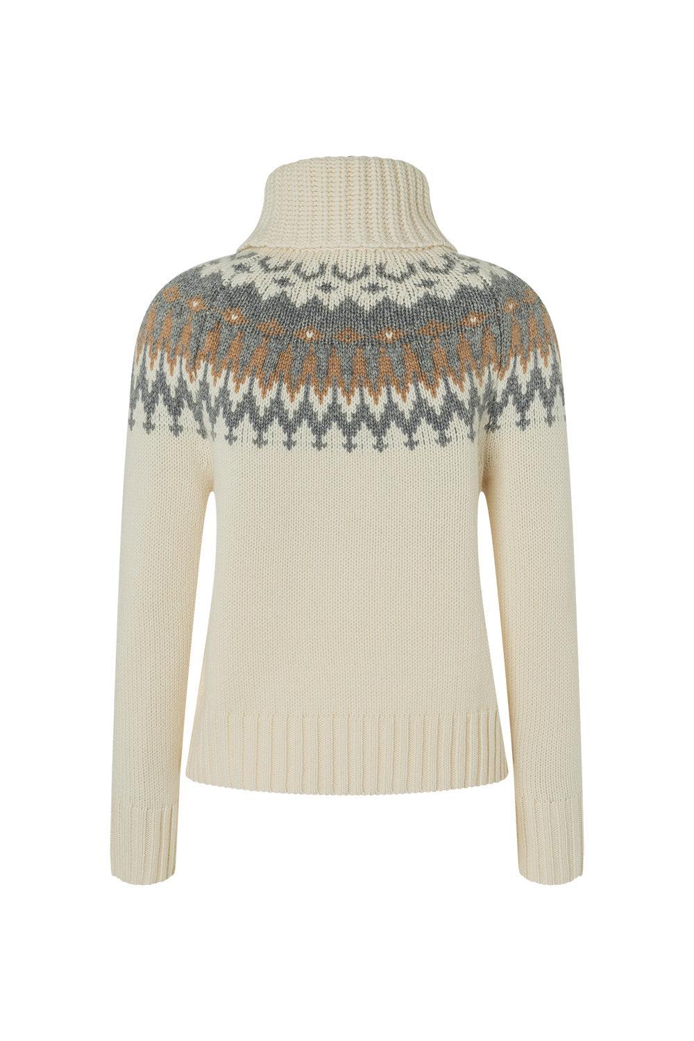 Ingrid Turtleneck Sweater - Eggshell - Image 5