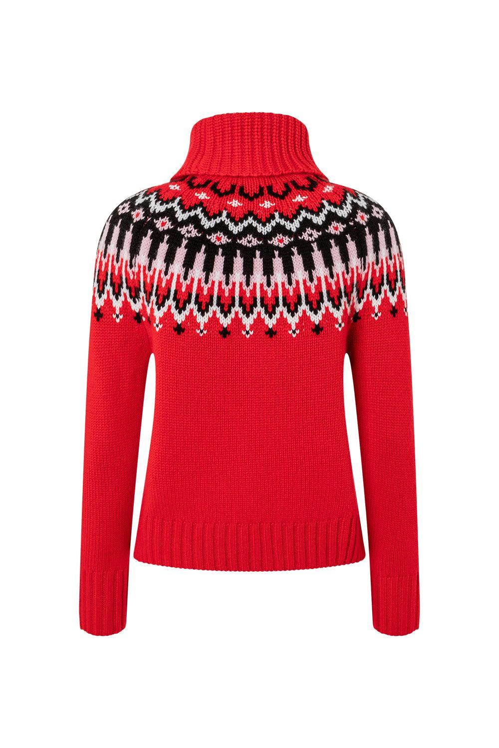 Ingrid Turtleneck Sweater - Fast Red - Image 6