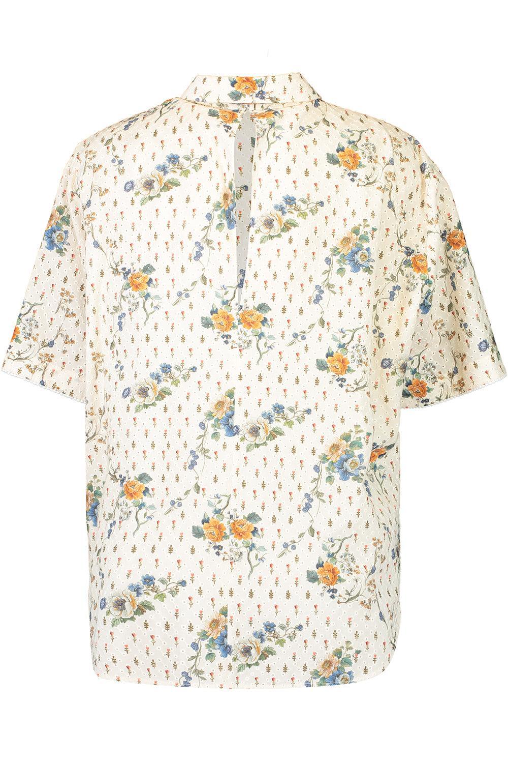 Akari Top - Minature Floral Cream - Image 3