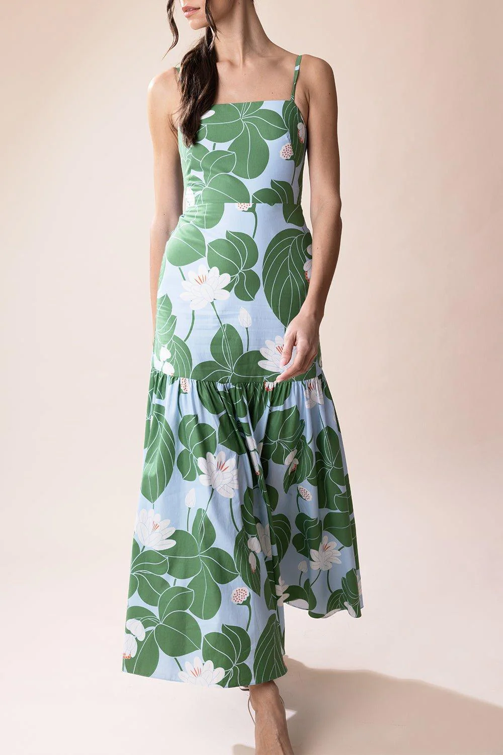 Cordelia Dress - Waterlily Green - Image 3