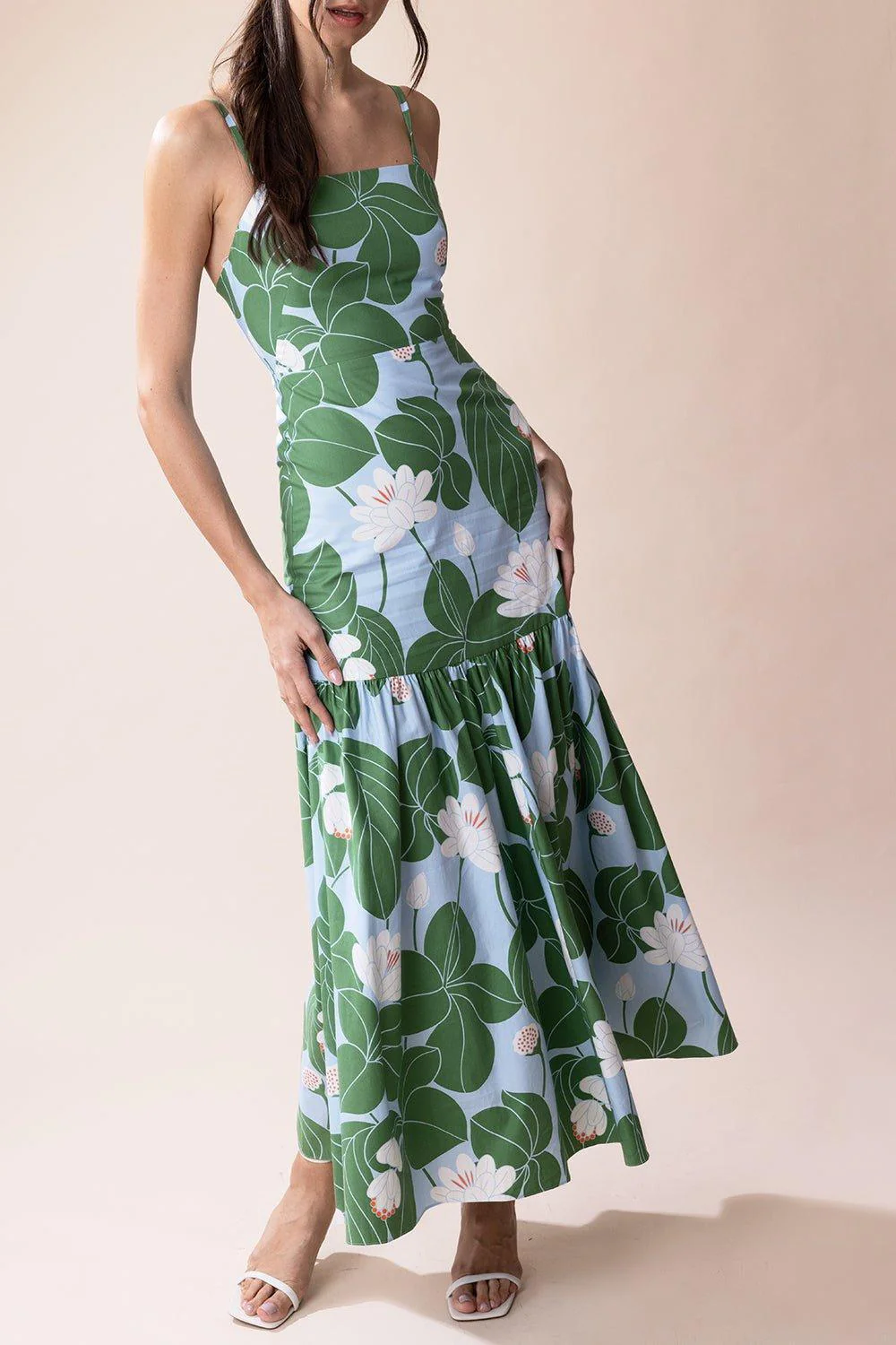 Cordelia Dress - Waterlily Green - Image 5