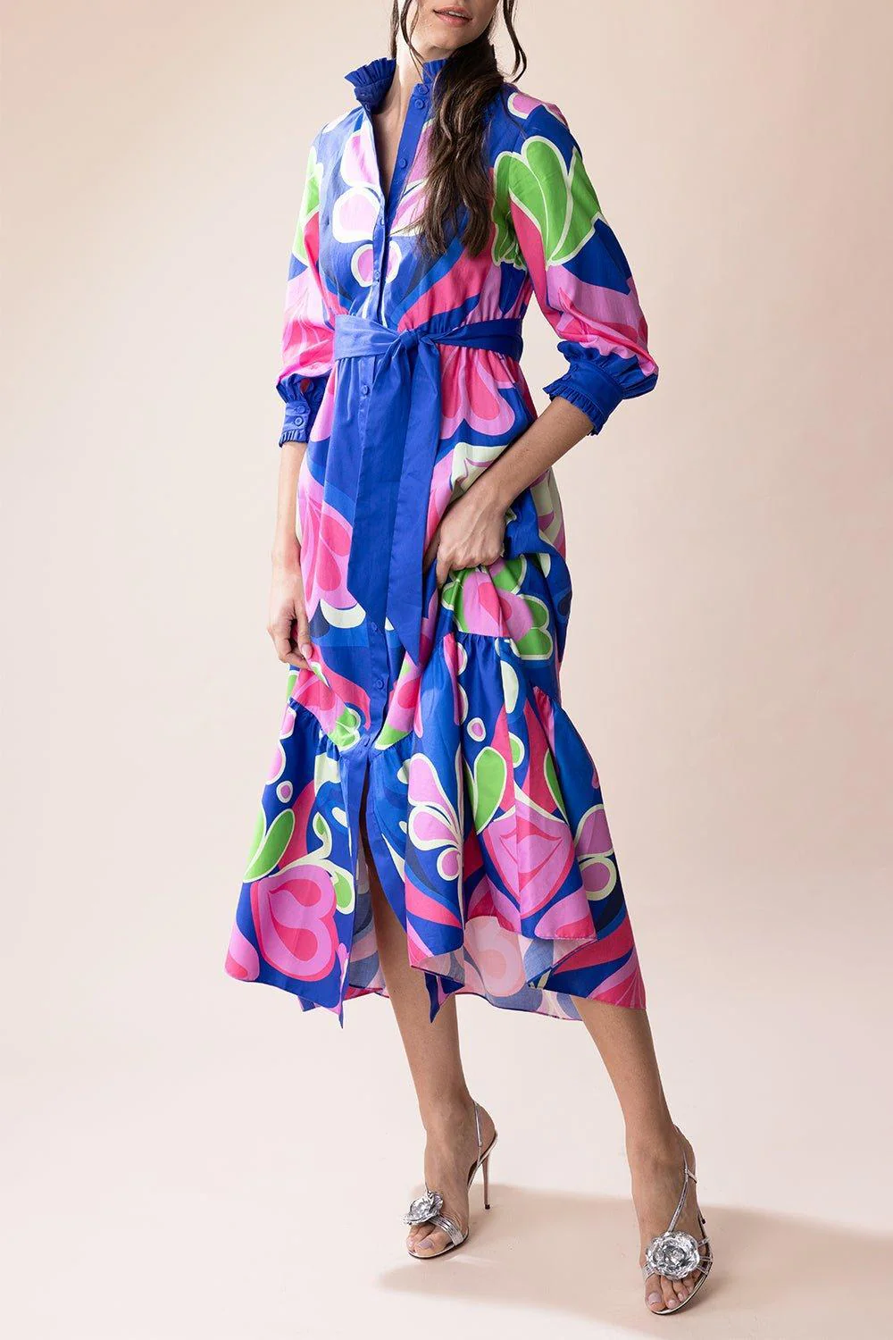 Demi Dress - Seventies Blue - Image 3