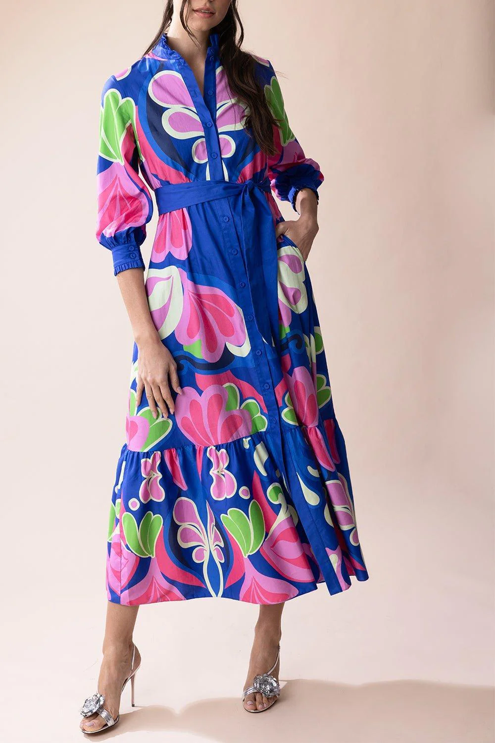 Demi Dress - Seventies Blue - Image 4