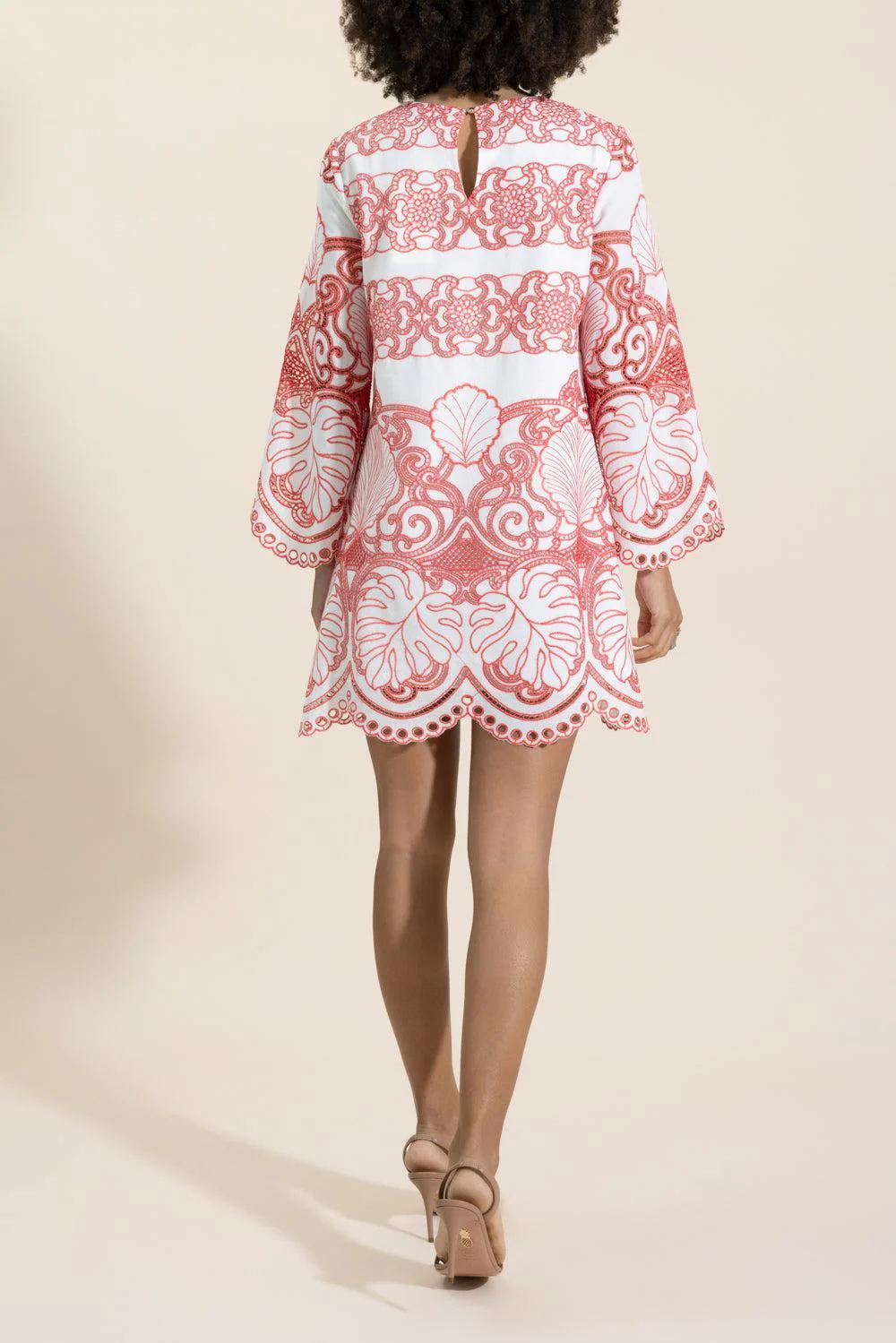 Stevie Dress - White Coral - Image 4
