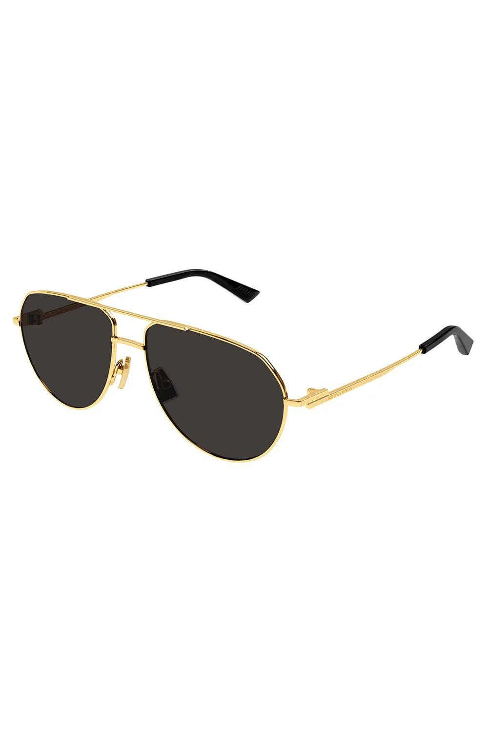 Minimalist Full Rim Aviator - Gold Grey - Image 5