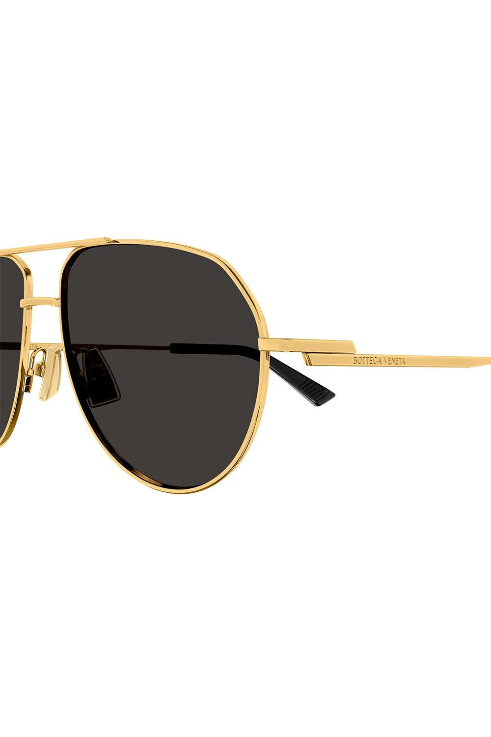 Minimalist Full Rim Aviator - Gold Grey - Image 6