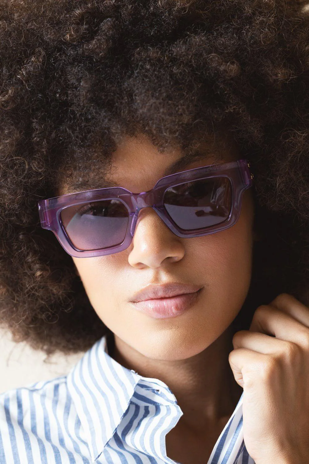 Unapologetic Sunglasses - Violet - Image 3