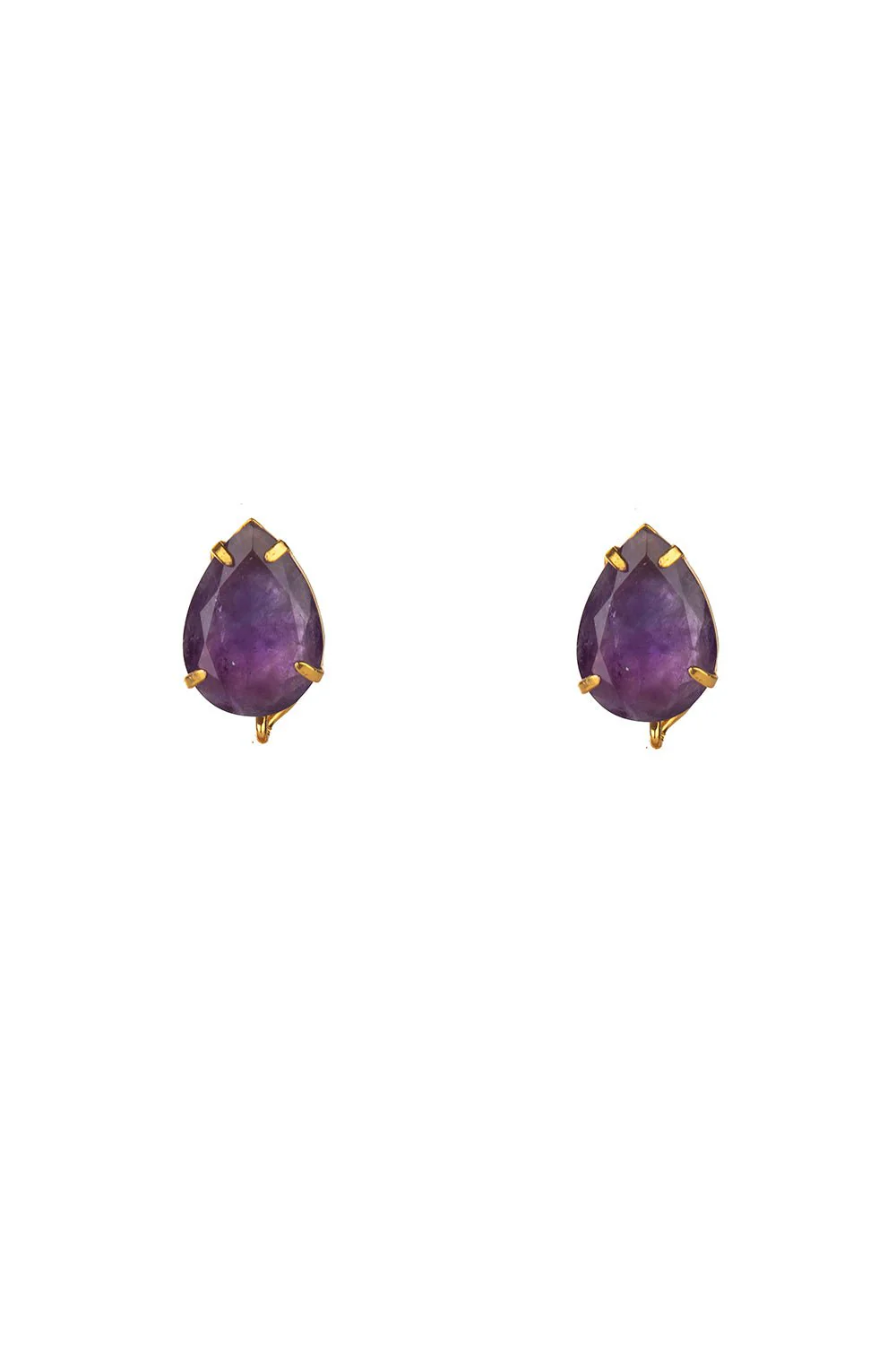 Amethyst Citrine Drop Earrings - Image 3