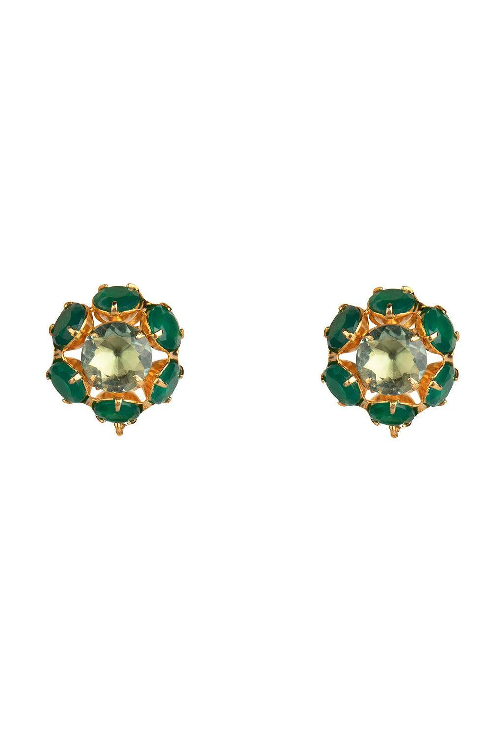 Amethyst Onyx Green Odessa Earrings - Image 5