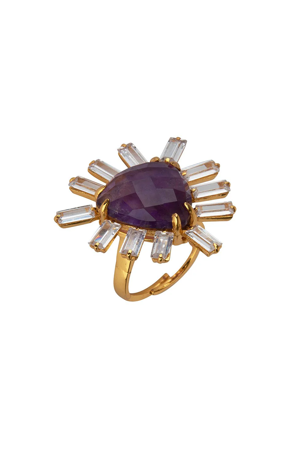 Amethyst Quartz Abigail Ring