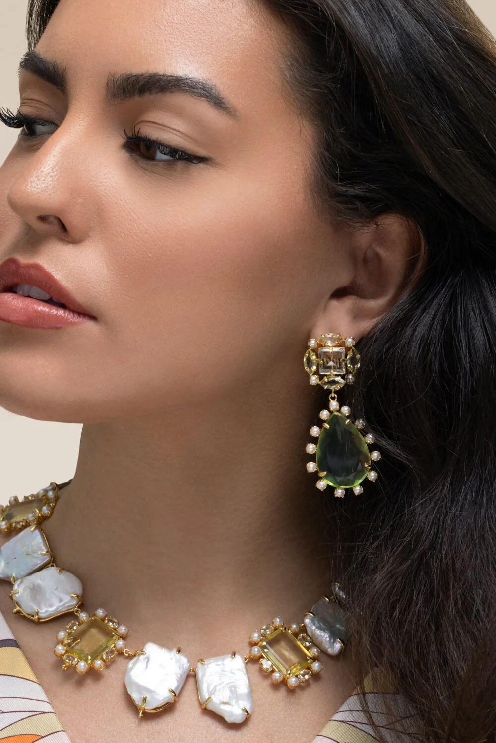 Amethyst Quartz Armani Earrings - Image 4