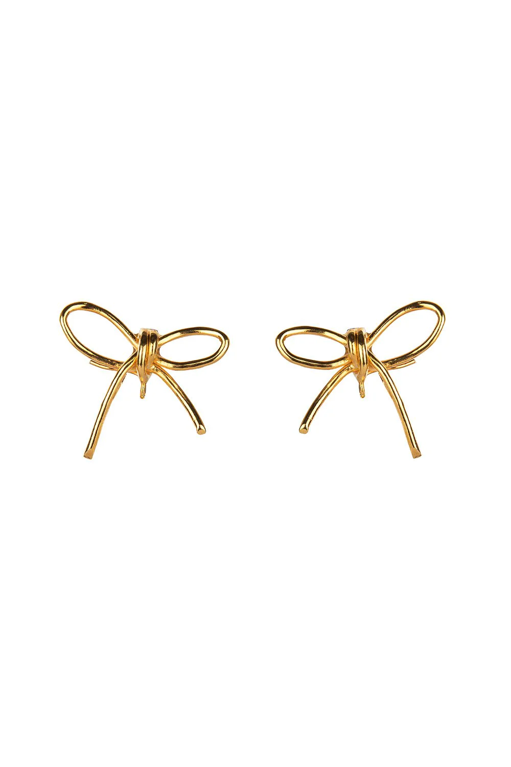 Baroque Pearl Bow Earrings - Image 3