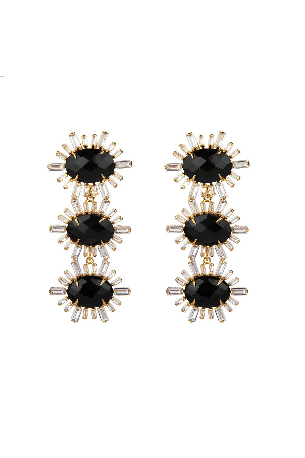 Black Onyx Drop Earrings
