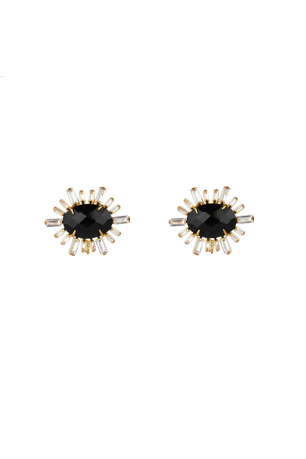 Black Onyx Drop Earrings - Image 3
